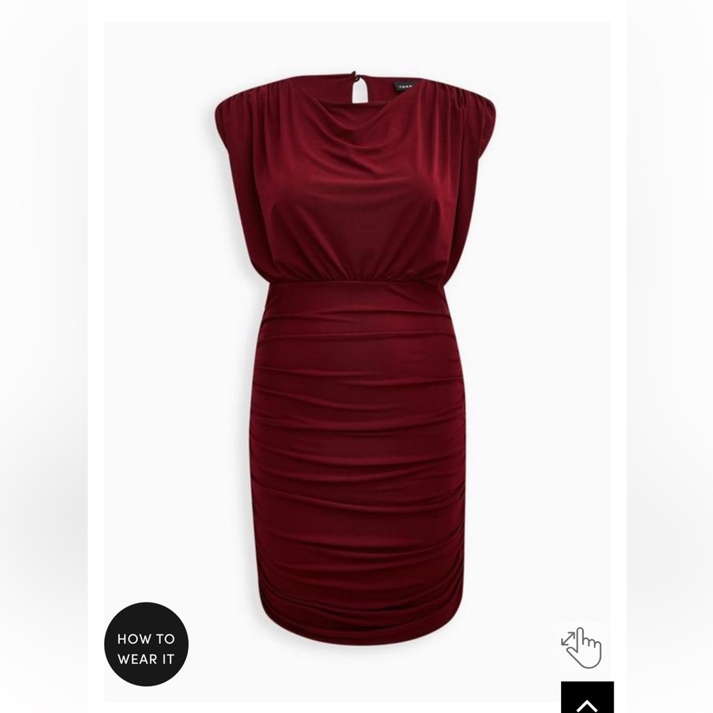 NWT Torrid Dress (Maroon/Red) Size 2x - Picture 1 of 4